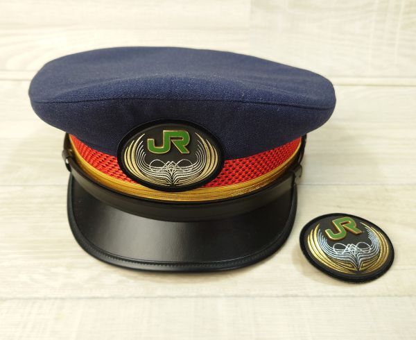 美品】 JR東日本 制帽 4号 日本官帽制帽株式会社 帽子 鉄道 昭和 美品】 JR東日本 制帽 4号 日本官帽制帽株式会社 帽子 鉄道 昭和