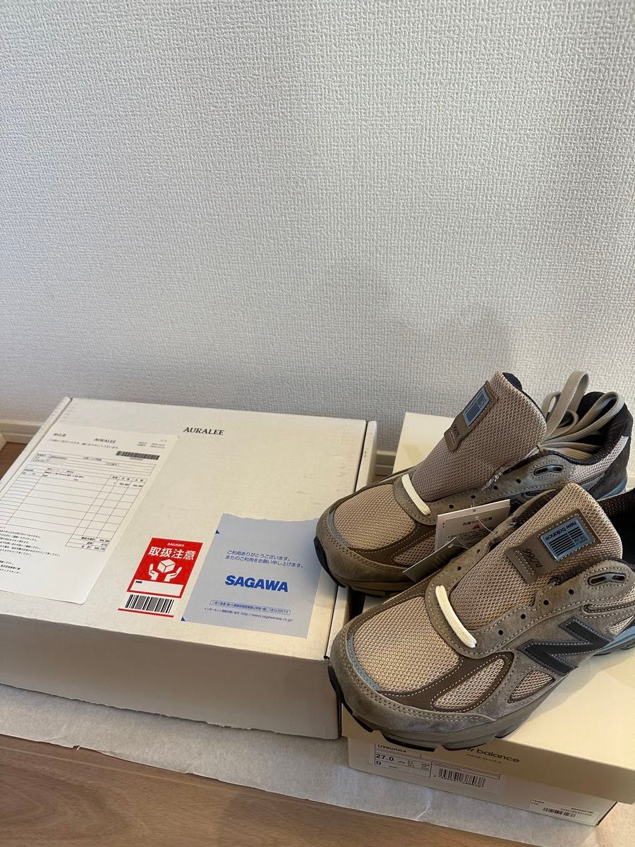 AURALEE × New Balance 990V4 AURALEE × New Balance 990V4