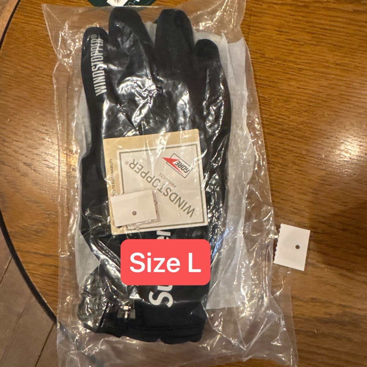 Supreme WINDSTOPPER Zip Gloves "Black