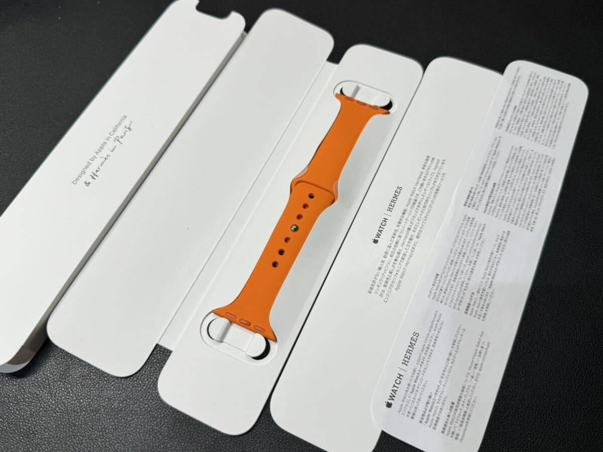 ☆未使用 即決 Apple Watch HERMES オレンジ スポーツバンド 42mm 41mm 40mm エルメス 純正 アップルウォッチ ラバーバンド S/M 299 ☆未使用 即決 Apple Watch HERMES オレンジ スポーツバンド 42mm 41mm 40mm エルメス 純正 アップルウォッチ ラバーバンド S/M 299