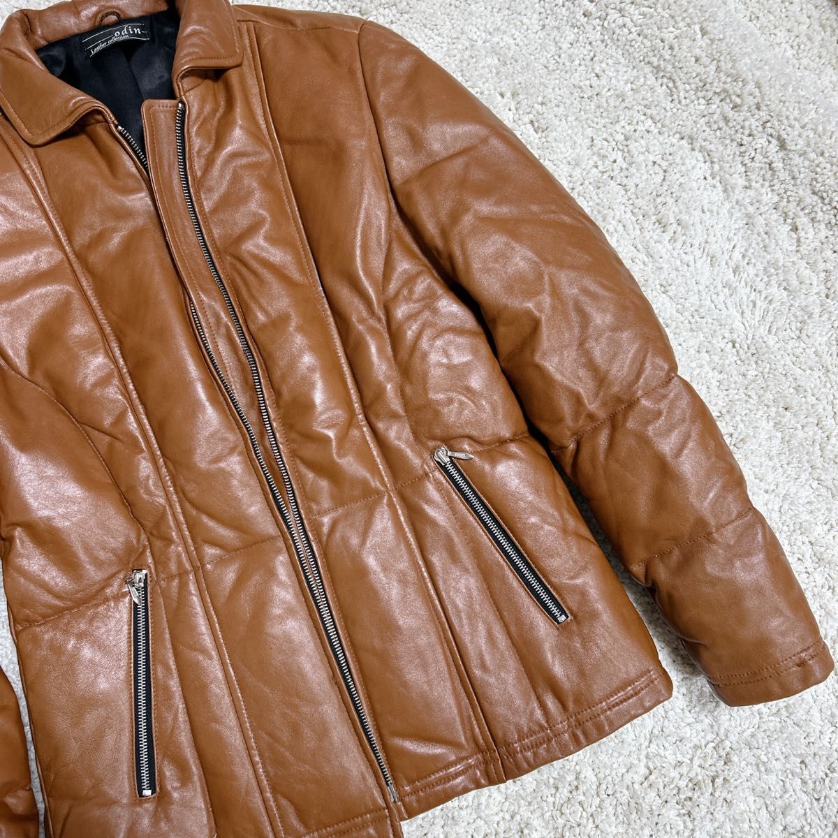 希少 Odin leather collection レザージャケット ダウン 希少 Odin leather collection レザージャケット ダウン