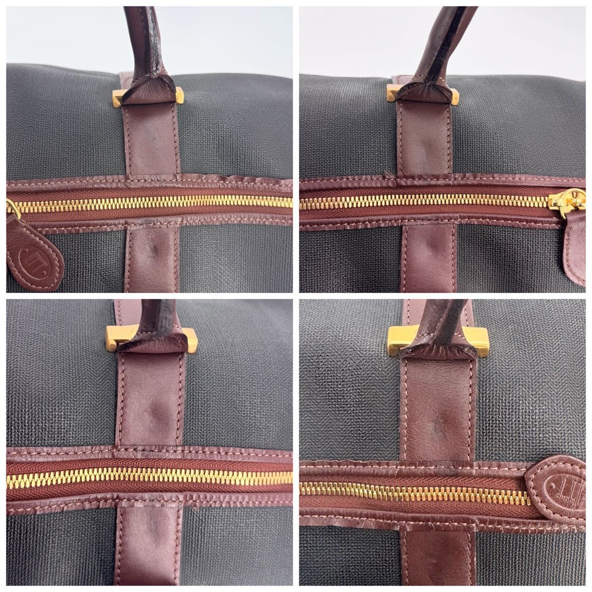dunhill ダンヒル ボストンバッグ PVC レザー ミニボストン dunhill ダンヒル ボストンバッグ PVC レザー ミニボストン