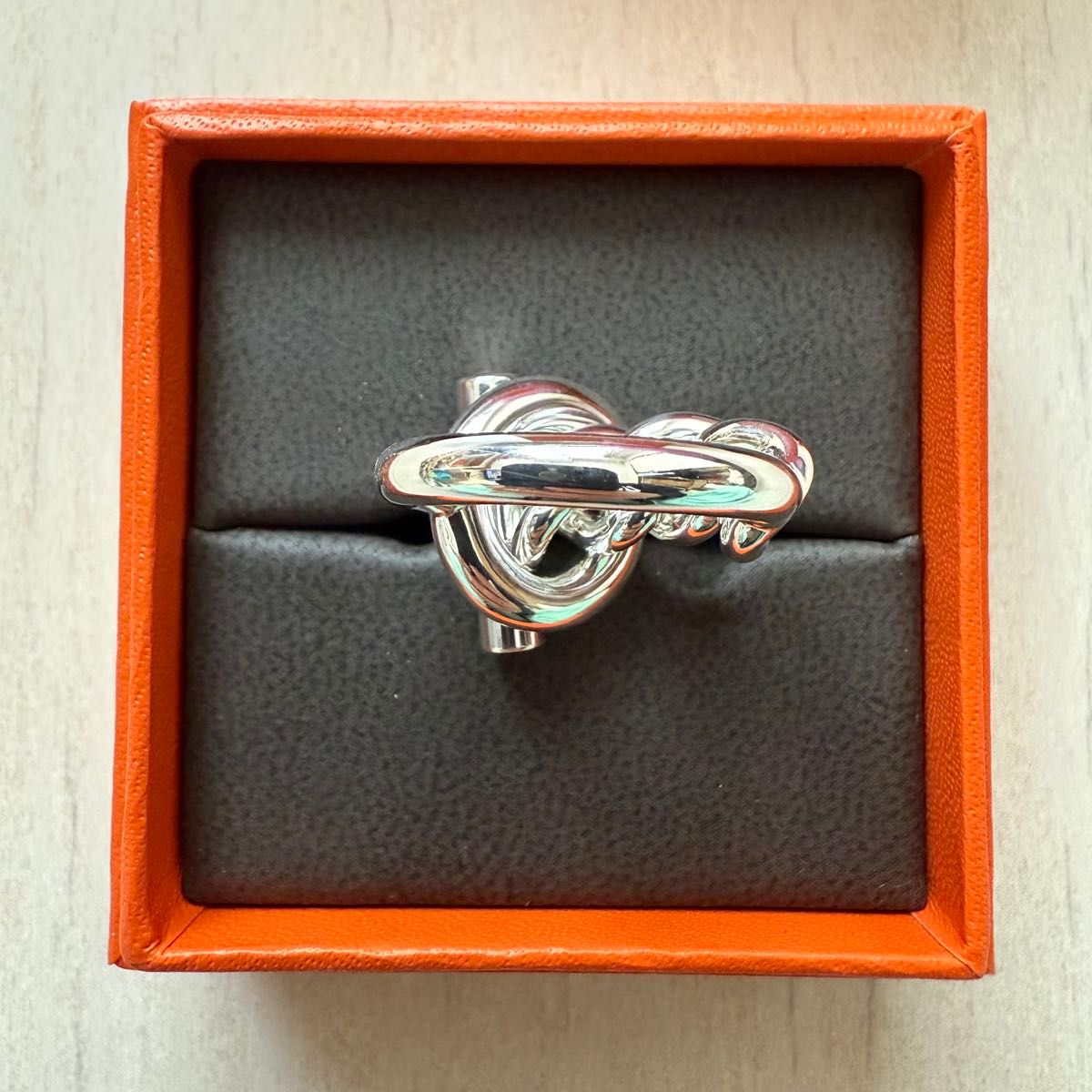 新品未使用】HERMES エルメス クロワゼット GM リング 指輪 54 新品未使用】HERMES エルメス クロワゼット GM リング 指輪 54