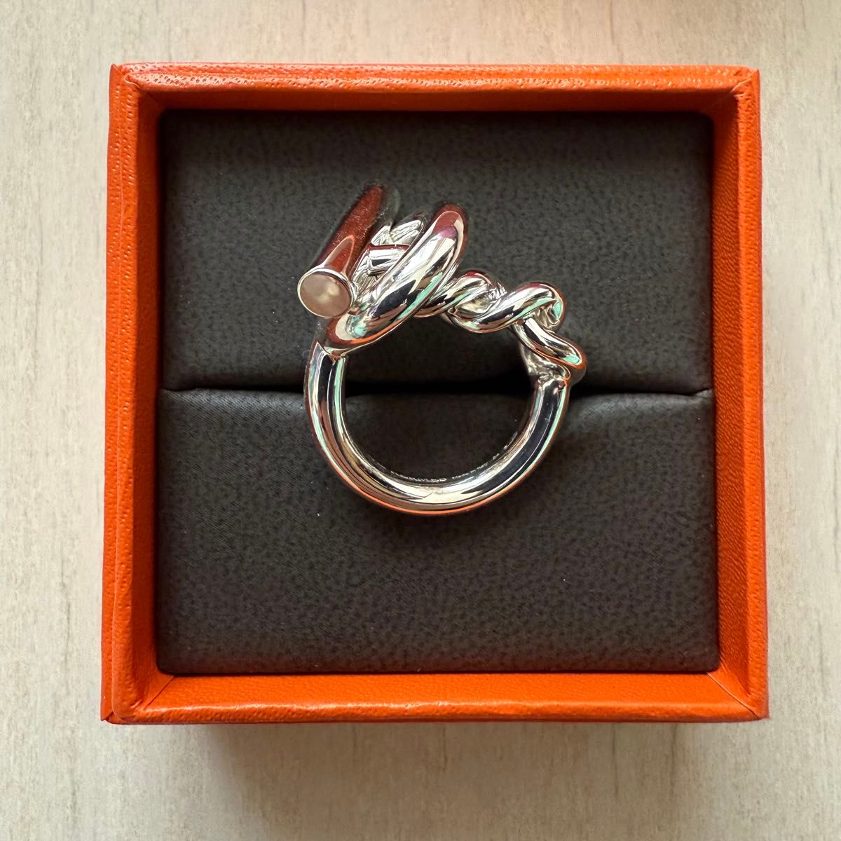 新品未使用】HERMES エルメス クロワゼット GM リング 指輪 54 新品未使用】HERMES エルメス クロワゼット GM リング 指輪 54