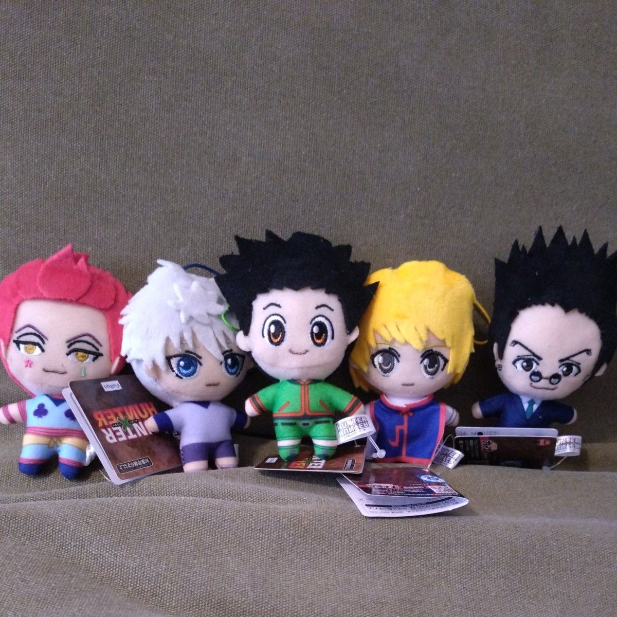 HUNTER×HUNTER ハンターハンター マスコット ぬいぐるみ 人形 5 HUNTER×HUNTER ハンターハンター マスコット ぬいぐるみ 人形 5