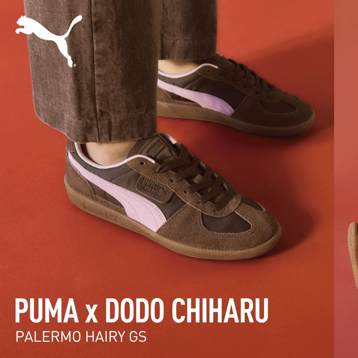 PUMA 百々千晴 ABC MART 45周年限定モデル パレルモヘアリー PUMA 百々千晴 ABC MART 45周年限定モデル パレルモヘアリー