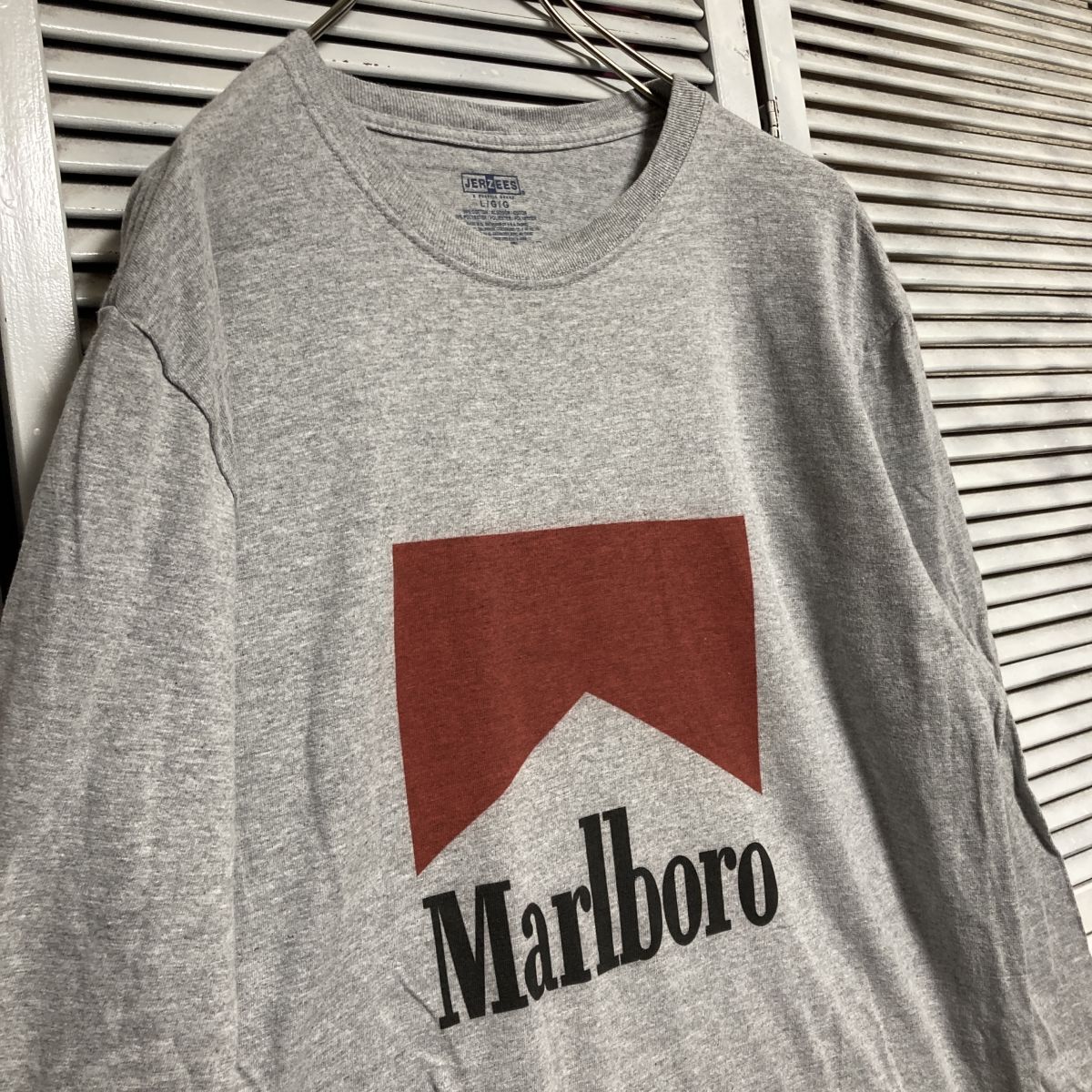 AVZS 1スタ グレー タバコ Tシャツ 長袖 ロンT マルボロ AVZS 1スタ グレー タバコ Tシャツ 長袖 ロンT マルボロ