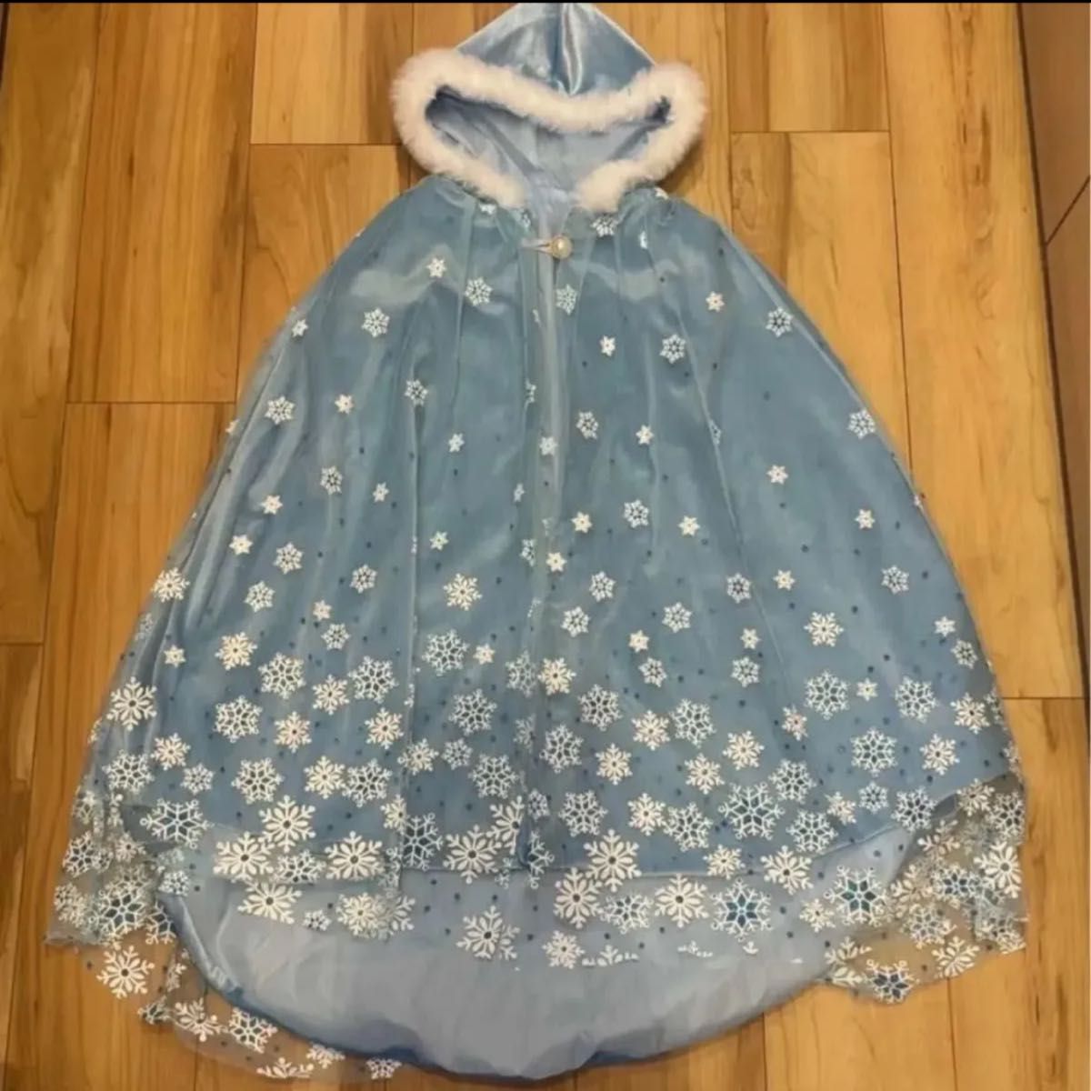 希少稀な 新品 プリンセス アナ雪 エルサ ディズニー アウター ケープ ベビー