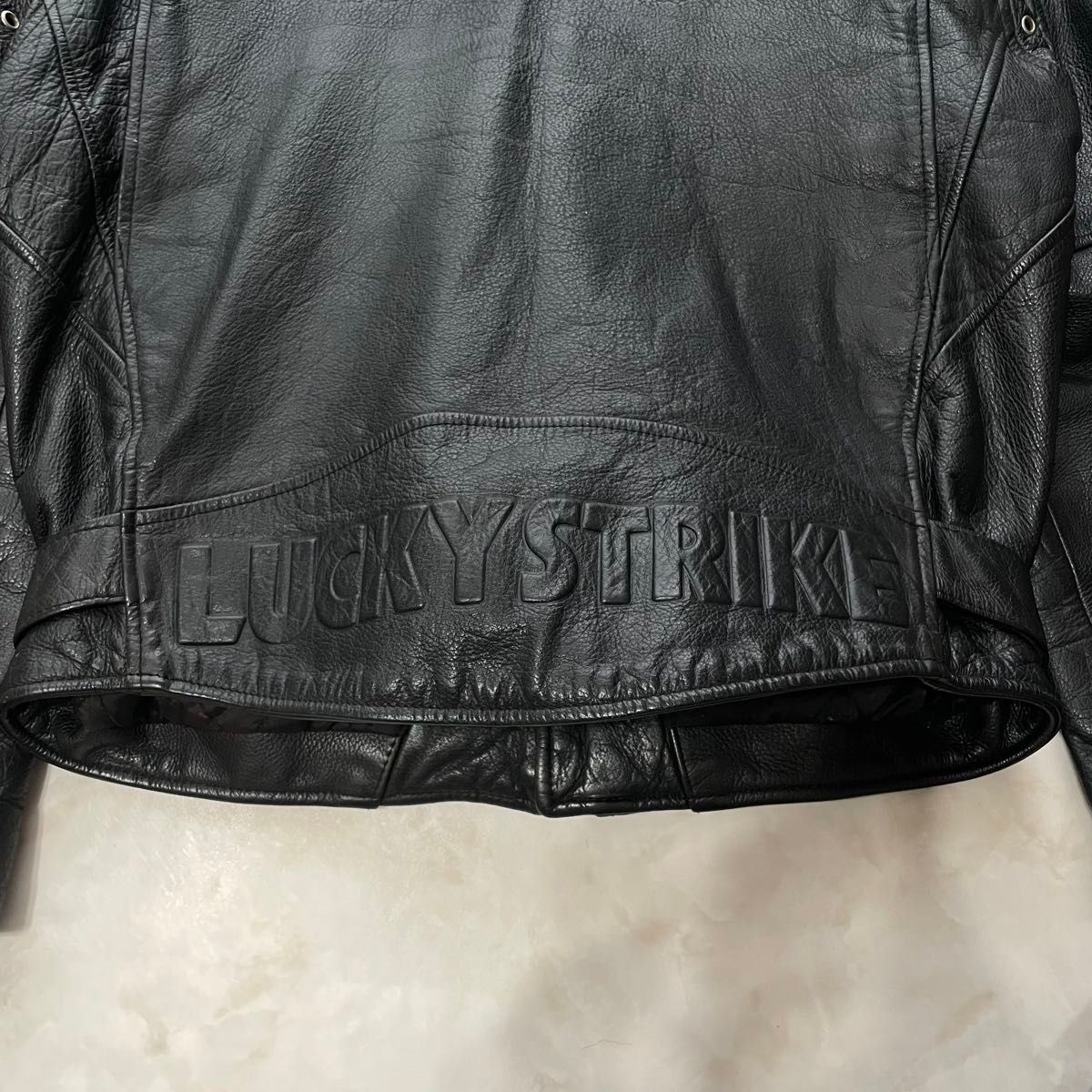希少】 バッグロゴ LUCKY STRIKE ラッキーストライク ライダース 希少】 バッグロゴ LUCKY STRIKE ラッキーストライク ライダース