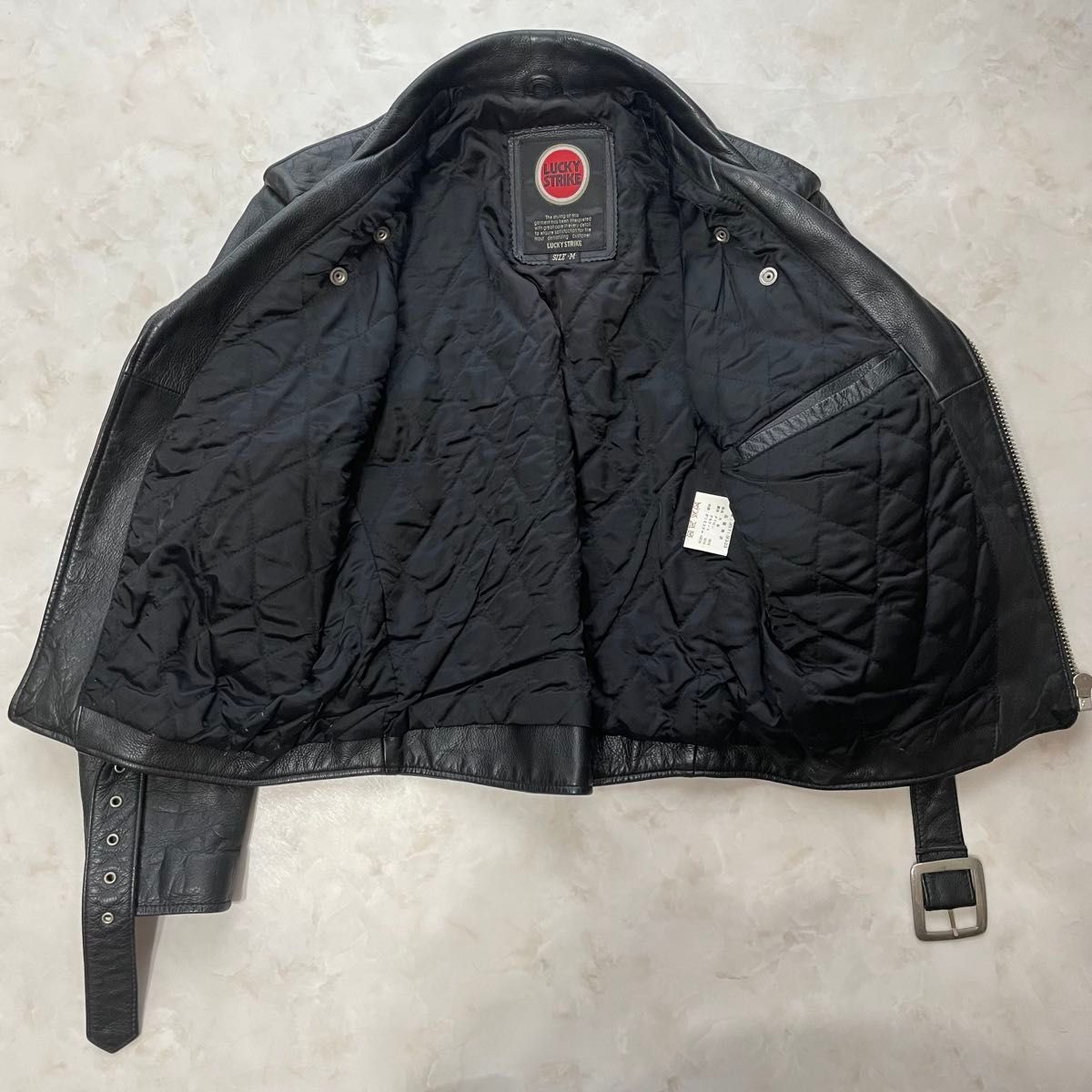 希少】 バッグロゴ LUCKY STRIKE ラッキーストライク ライダース 希少】 バッグロゴ LUCKY STRIKE ラッキーストライク ライダース