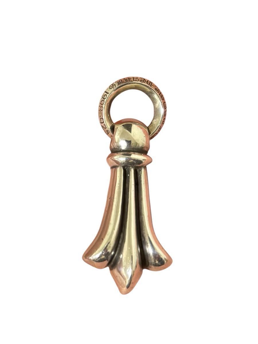 CHROME HEARTS クロムハーツ CH クロス テイル ペンダント 革紐 CHROME HEARTS クロムハーツ CH クロス テイル ペンダント 革紐