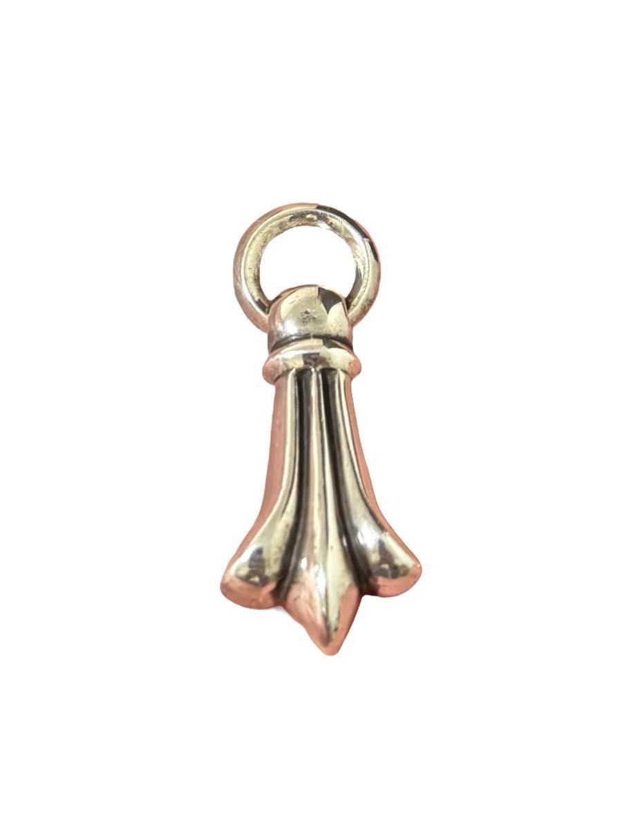 CHROME HEARTS クロムハーツ CH クロス テイル ペンダント 革紐 CHROME HEARTS クロムハーツ CH クロス テイル ペンダント 革紐