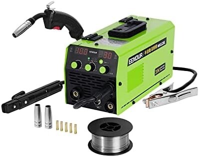 【新品送料無料】EENOUR 半自動溶接機 MIG120L 最大出力120A 1台3役 ノンガスMIG・被覆アーク・LIFT TIGに対応