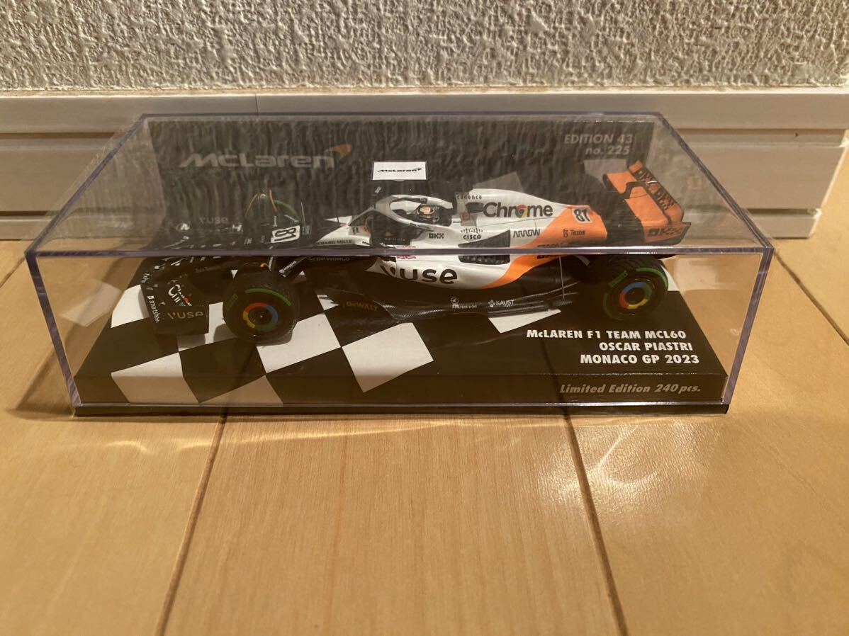 1/43 マクラーレン メルセデス F1 MCL60 O.ピアストリ モナコGP 2023 1/43 マクラーレン メルセデス F1 MCL60 O.ピアストリ モナコGP 2023