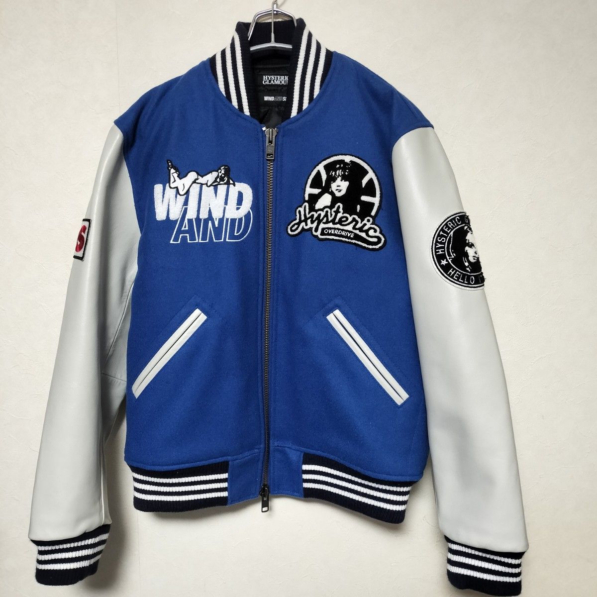 WIND AND SEA × Hysteric Glamour スタジャン S ウィンダンシー WIND AND SEA × Hysteric Glamour スタジャン S ウィンダンシー