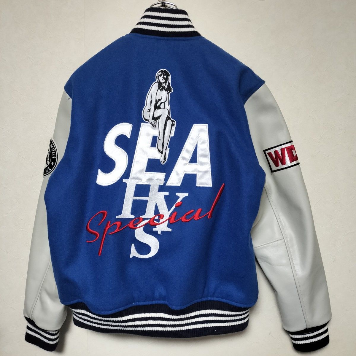 WIND AND SEA × Hysteric Glamour スタジャン S ウィンダンシー WIND AND SEA × Hysteric Glamour スタジャン S ウィンダンシー