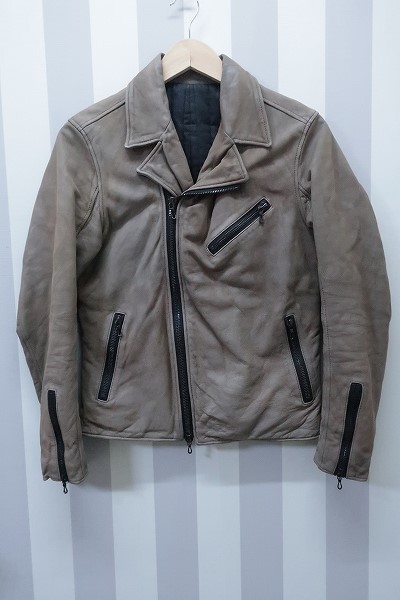 品質満点 4-967/シェラック カウレザーダブルライダース SHELLAC ジャケット、上着 品質満点 4-967/シェラック カウレザーダブルライダース SHELLAC ジャケット、上着