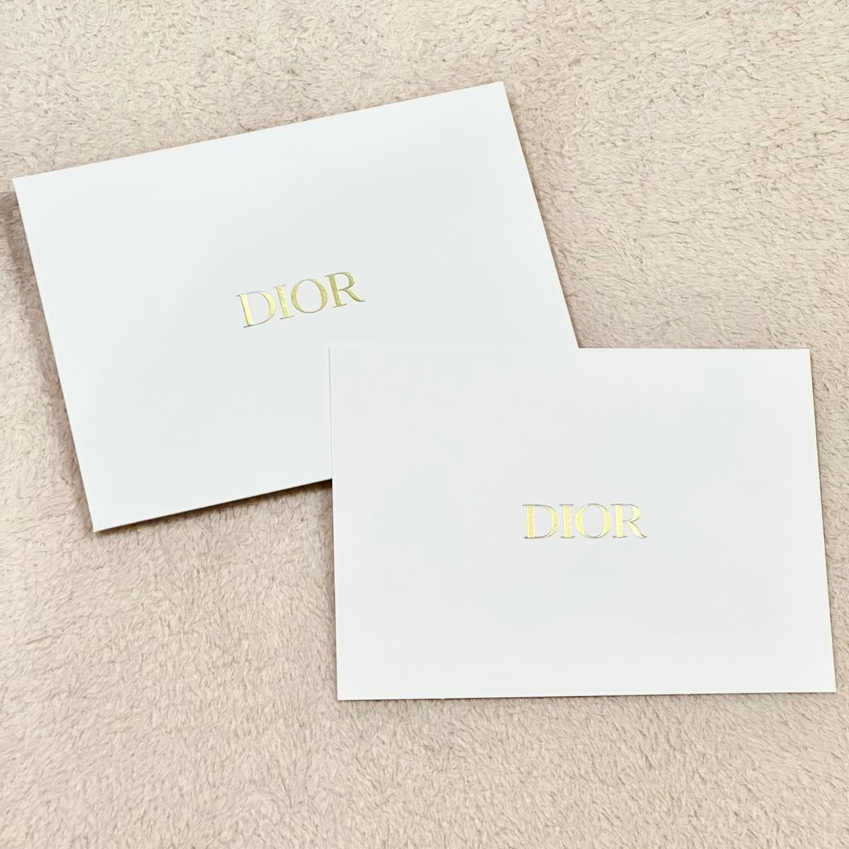 新品未使用 Christian Dior ギフトボックス リボン ホワイト 白 新品未使用 Christian Dior ギフトボックス リボン ホワイト 白