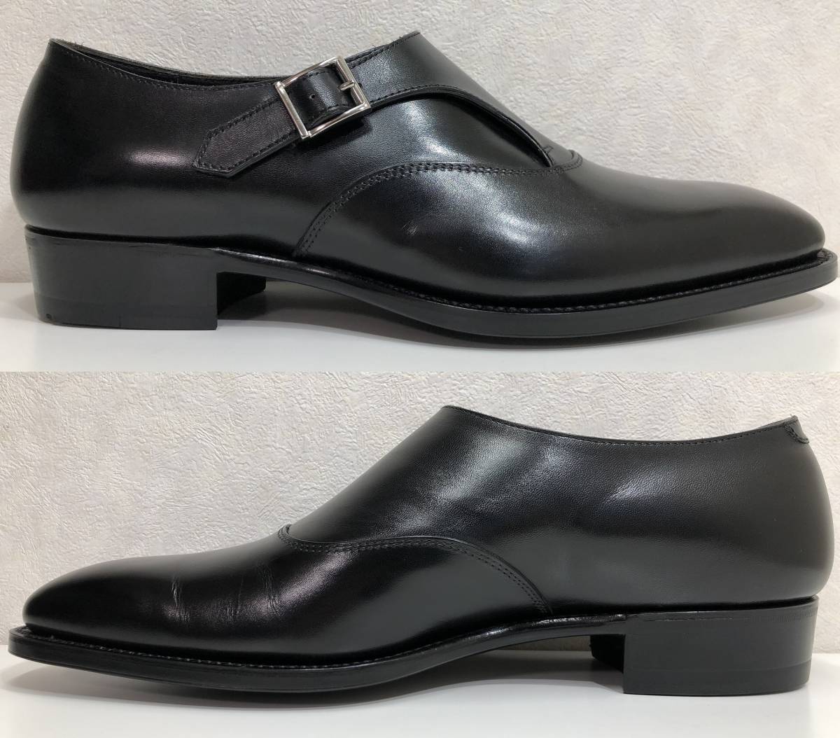 新品】三陽山長 シングルモンク 修之介 サイズ7sanyoyamacho 新品】三陽山長 シングルモンク 修之介 サイズ7sanyoyamacho