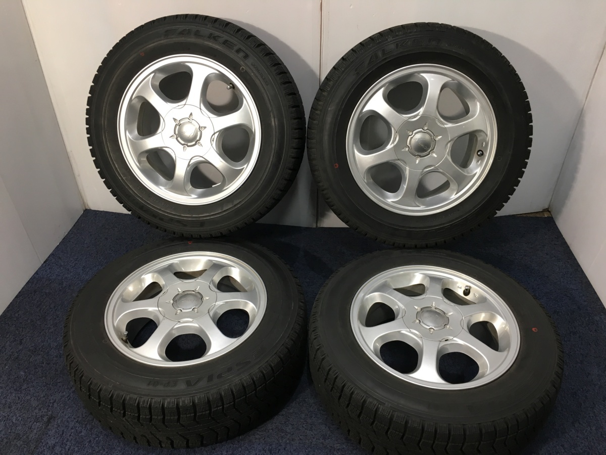 T23 タイヤ・ホイール4本セット スタッドレス FALKEN 山あり 205/60R15
