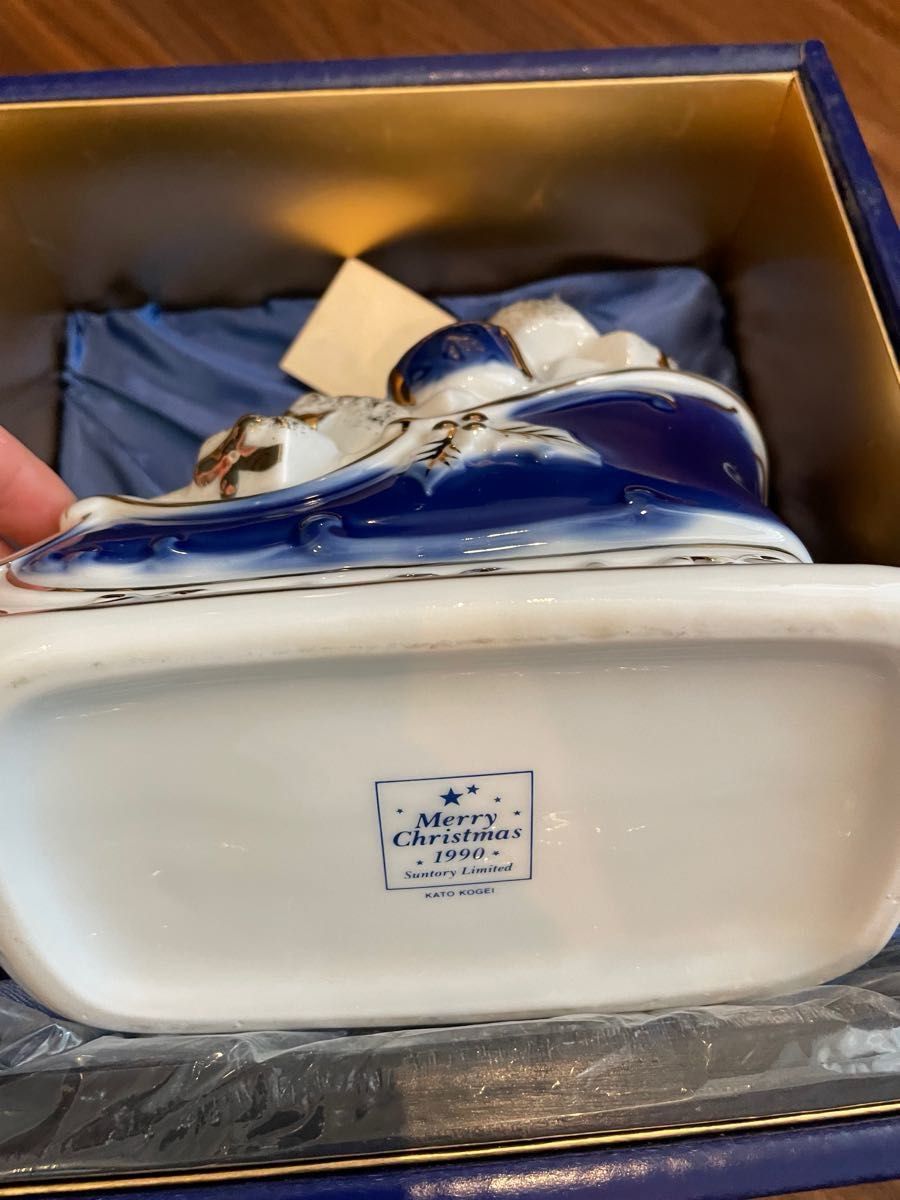 サントリー クリスマス限定品 陶器ボトル ブランデー EXTRA 1990 サントリー クリスマス限定品 陶器ボトル ブランデー EXTRA 1990