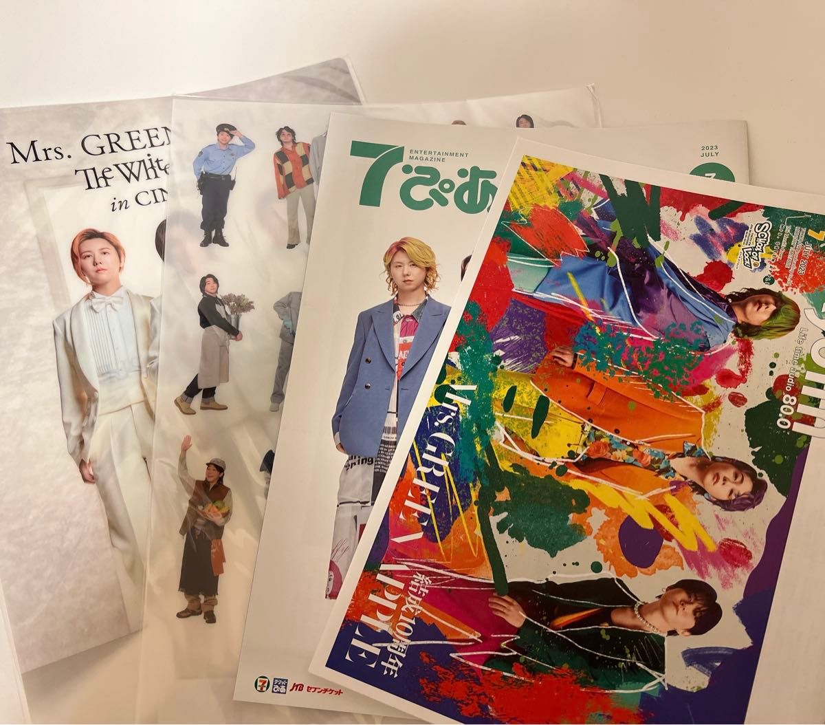 Mrs GREENAPPLE/ミセスグリーンアップル クリアファイル&冊子4 Mrs GREENAPPLE/ミセスグリーンアップル クリアファイル&冊子4