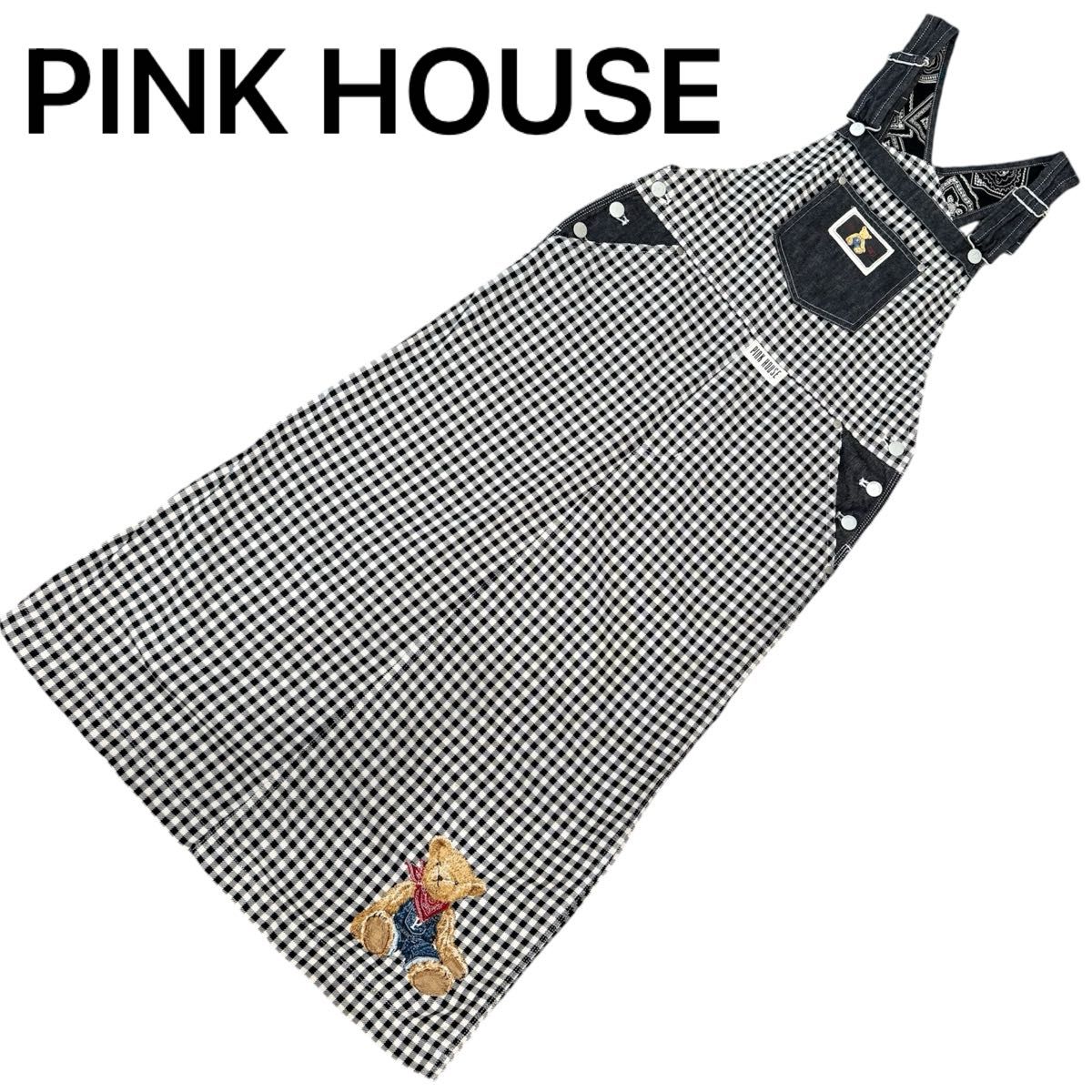 PINK HOUSE ピンクハウス ギンガムチェック ジャンパースカート PINK HOUSE ピンクハウス ギンガムチェック ジャンパースカート
