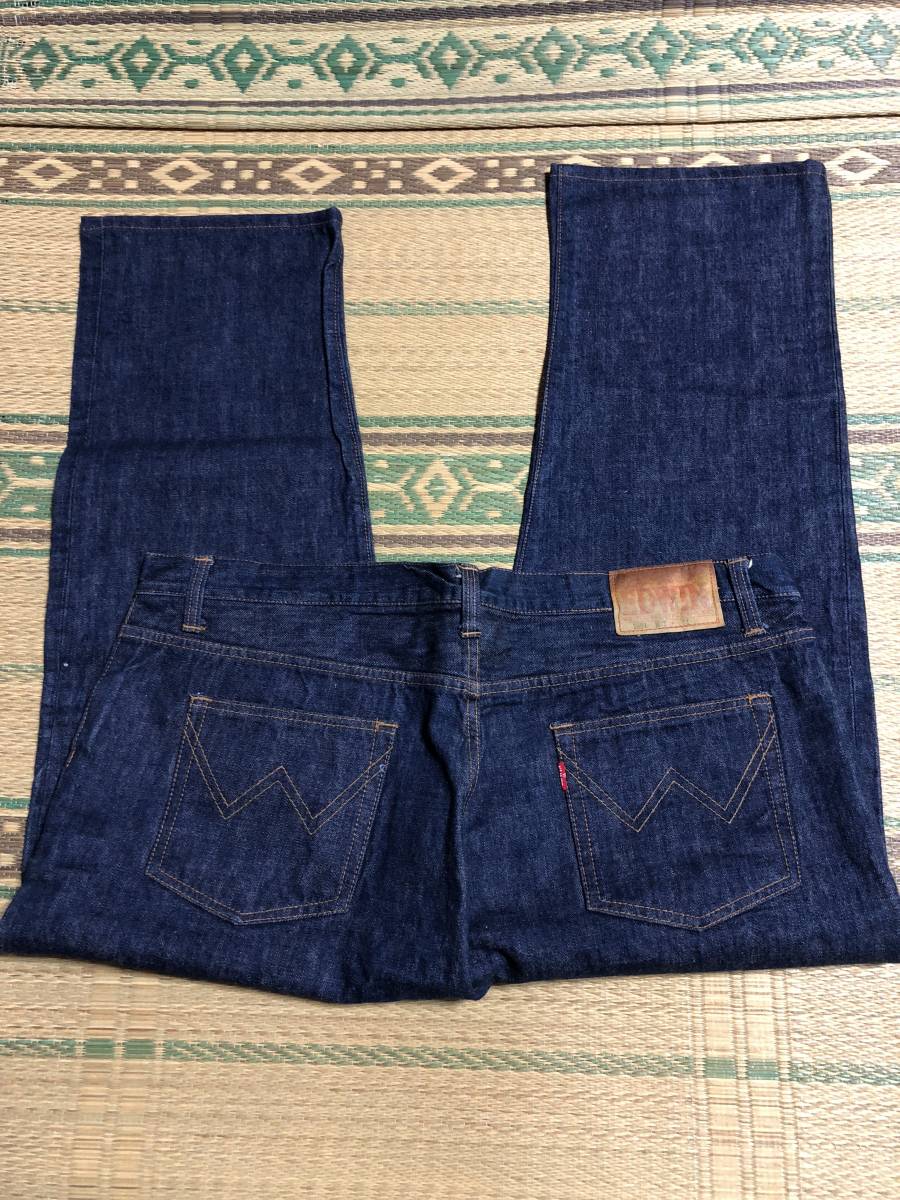 EDWIN Edwin W44 Denim jeans domestic production Vintage SCOVILL ZIP paper patch red tab side break up dark blue rare rare records out of production popular American Casual casual 