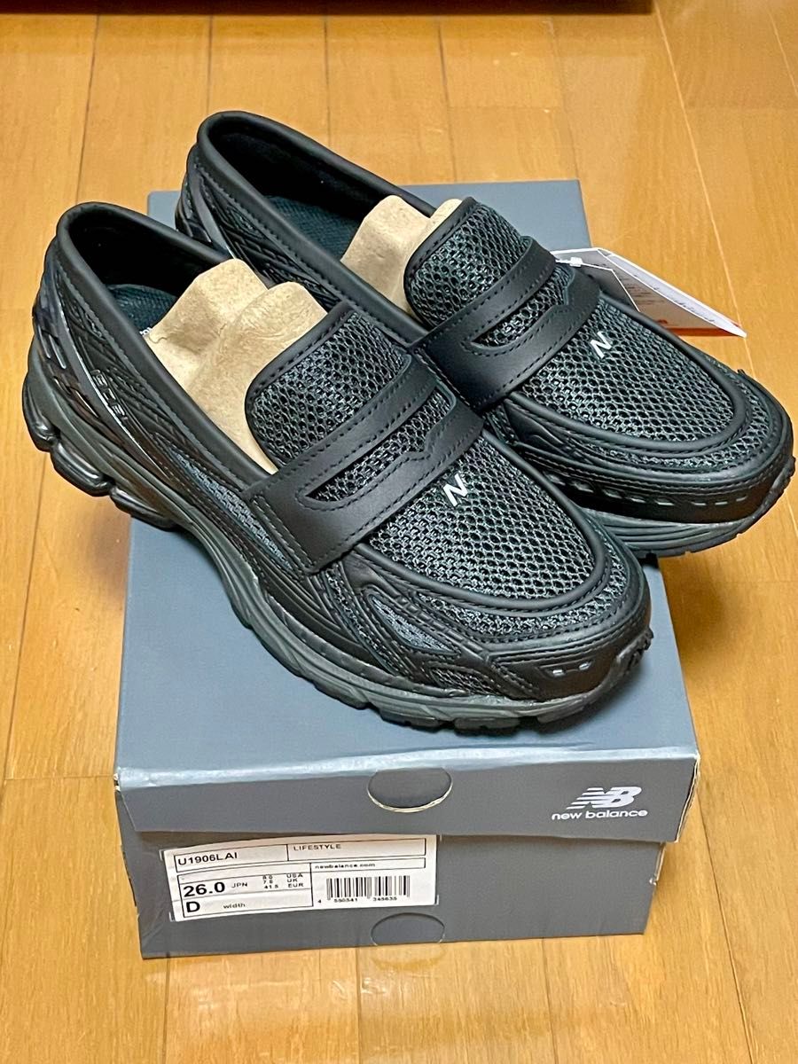 26cm NEW BALANCE 1906L 1906LAI ブラック ローファー 26cm NEW BALANCE 1906L 1906LAI ブラック ローファー