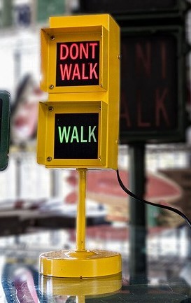 TRAFFIC SIGNAL （WALK/DONT WALK)　シグナル　信号機_画像2