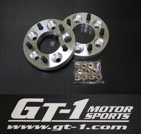 GT-1 モータースポーツ製 ２５㎜ワイドトレッドスペーサー タイプⅠ　114.3-5H　M12×P1.5 ハブ無 5穴