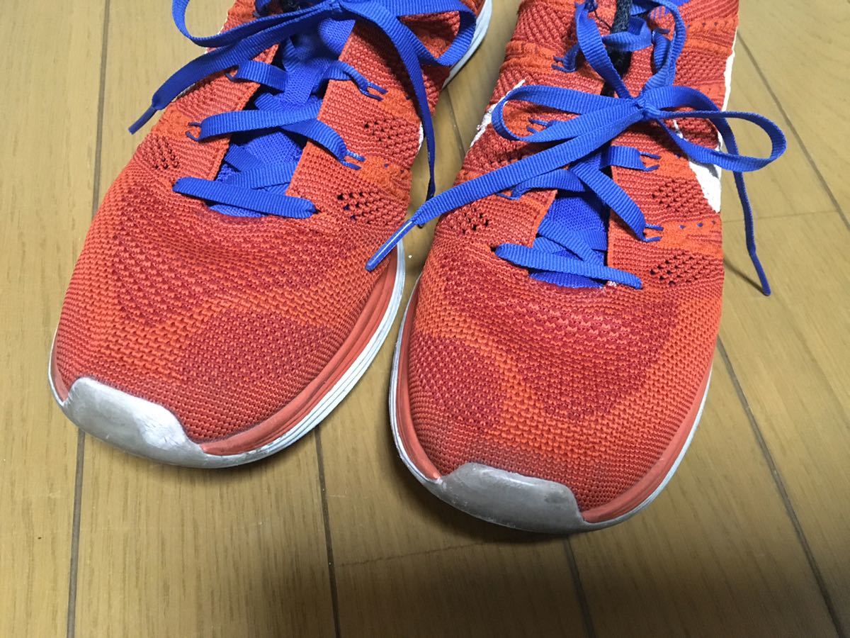 NIKE ナイキ FLYKNIT ONE +フライニットワン プラス ランニングシューズ スニーカー 27cm LUNARLON_画像7