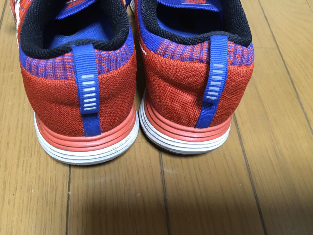 NIKE ナイキ FLYKNIT ONE +フライニットワン プラス ランニングシューズ スニーカー 27cm LUNARLON_画像4