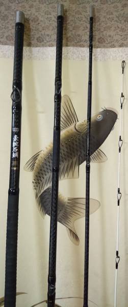 最新情報 今年こそコノ竿で!鯉師・青師・石鯛師 喜ぶ540MH,グリップ・尻手環の”リメイク”で使いやすく③ コイ竿