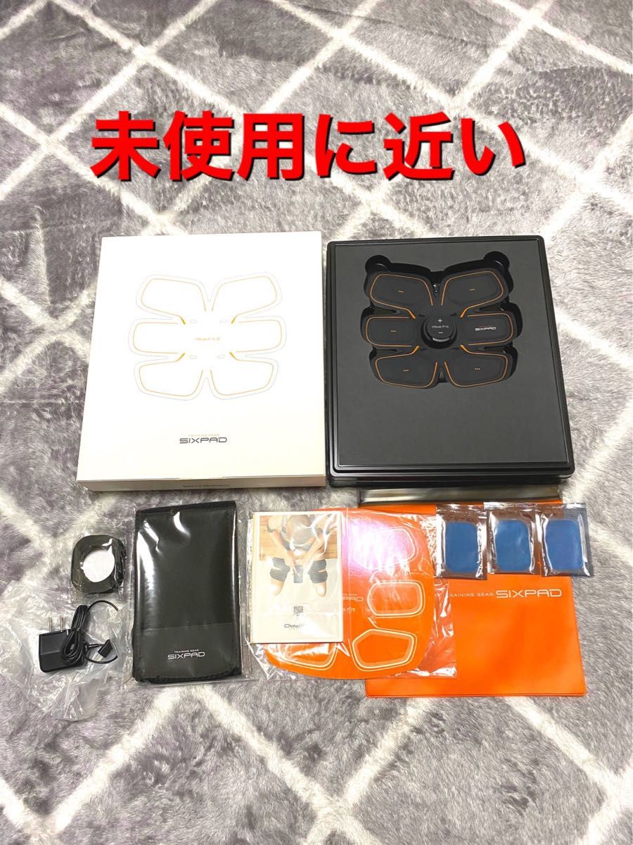 【未使用に近い】SIXPAD アブズフィット2 充電式新品ジェルシート付き 未使用に近い】シックスパッド アブズフィッ2 充電式 新品ジェル