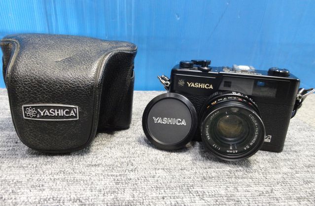 【YU416】YASHICA ヤシカ 一眼レフ フィルムカメラ ELECTRO35GX ジャンク品 40mm F1.7 撮影 写真 _画像1