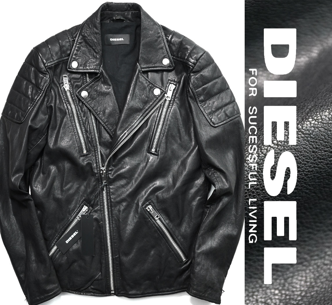 新品14.5万【DIESEL】ディーゼル /18FW/R-PUSMIRウォッシュブルレザー