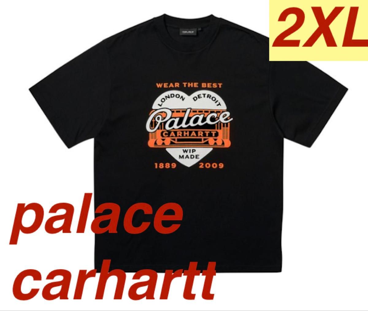 PALACE x Carhartt WIP Heart TShirt Black|Yahoo!フリマ(旧 PALACE x Carhartt WIP Heart TShirt Black|Yahoo!フリマ(旧