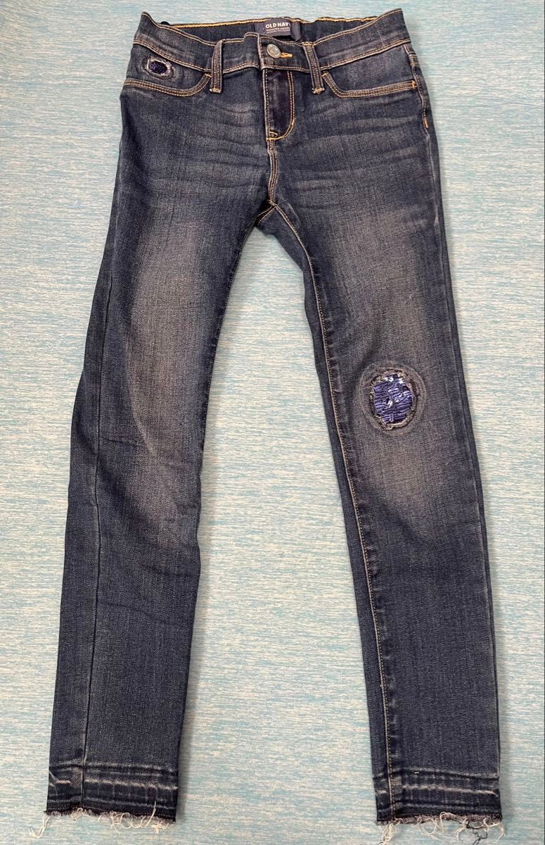 OLD NAVY ROCKSTAR JEGGINGS スキニーデニム　140cm