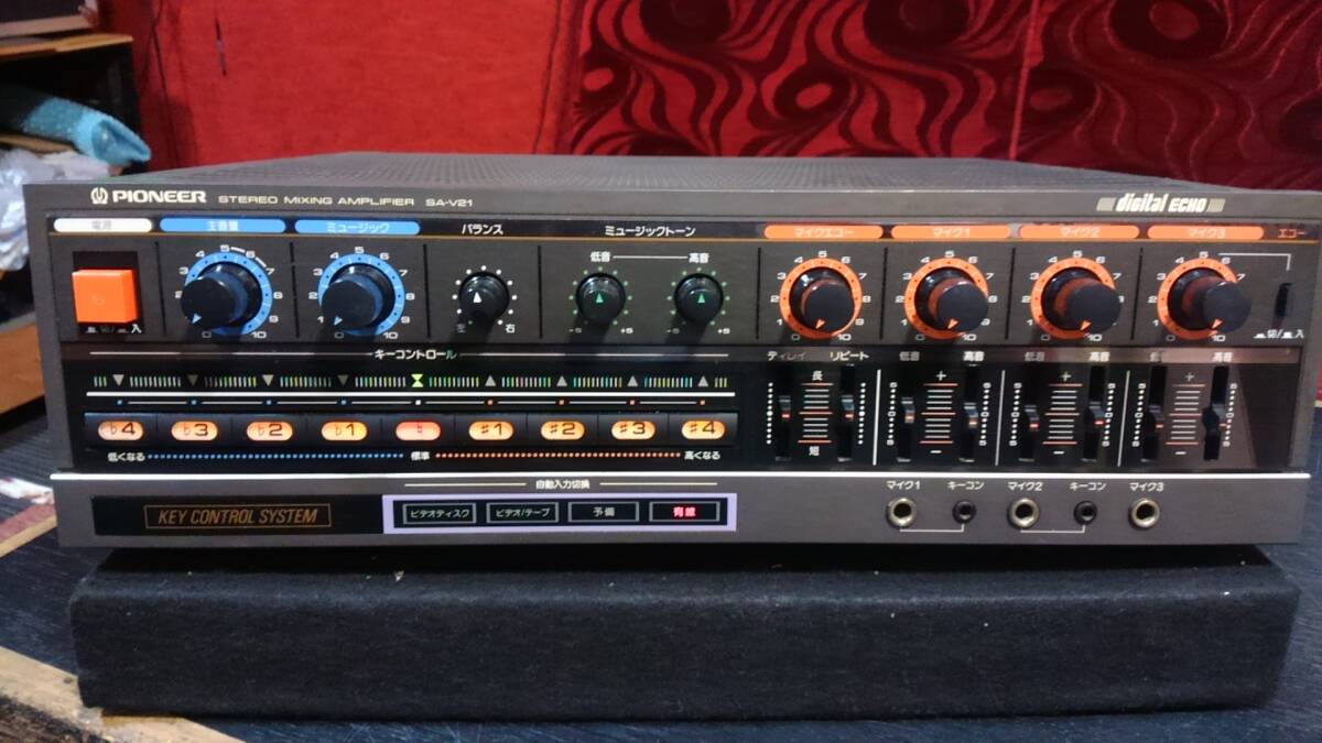 6 Pioneer караоке усилитель SA-V21 рабочее состояние подтверждено б/у товар 