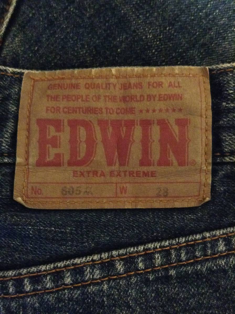 EDWIN　605XX　28　ジーンズ　デニム　エドウイン