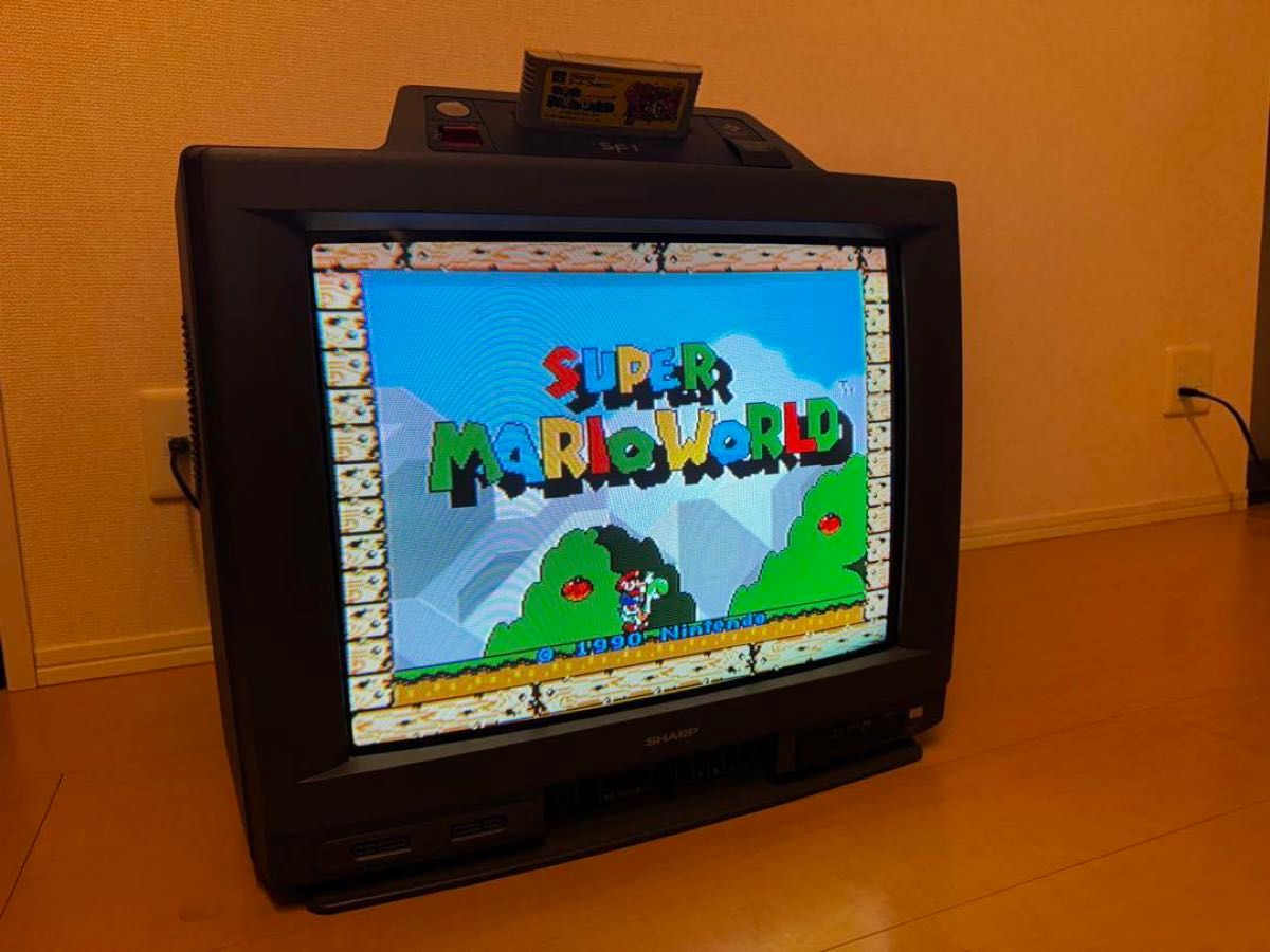 分解洗浄済み美品 SHARP スーパーファミコン内蔵テレビ 21G SF1 分解洗浄済み美品 SHARP スーパーファミコン内蔵テレビ 21G SF1