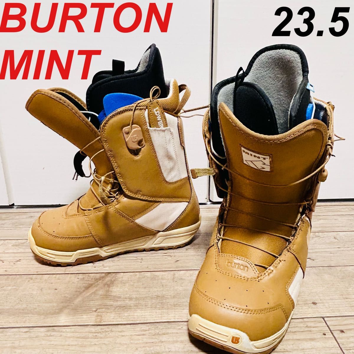 女性用スノーボードブーツ ブラッBURTON バートン未使用 MINT-AF S 23.5cm】バートン Burton MINT スノーボードブーツ レディース