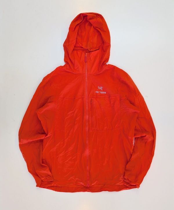 H7307　ARC'TERYX　アークテリクス　SQUAMISH HOODY　スコーミッシュフーディ　ナイロンジャケット　25171　オレンジ　M