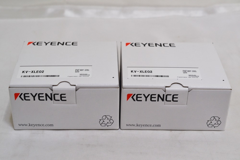 ◆未使用 キーエンス イーサネットユニット 2ポート KV-XLE02 ×2個セット