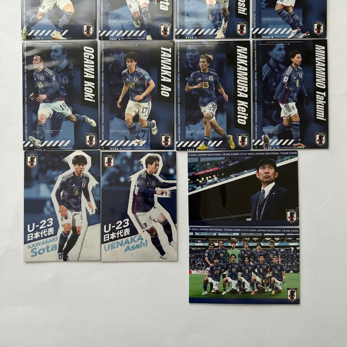 JFA SAMURAI BLUE サッカー日本代表チーム 2024 12種セット JFA SAMURAI BLUE サッカー日本代表チーム 2024 12種セット