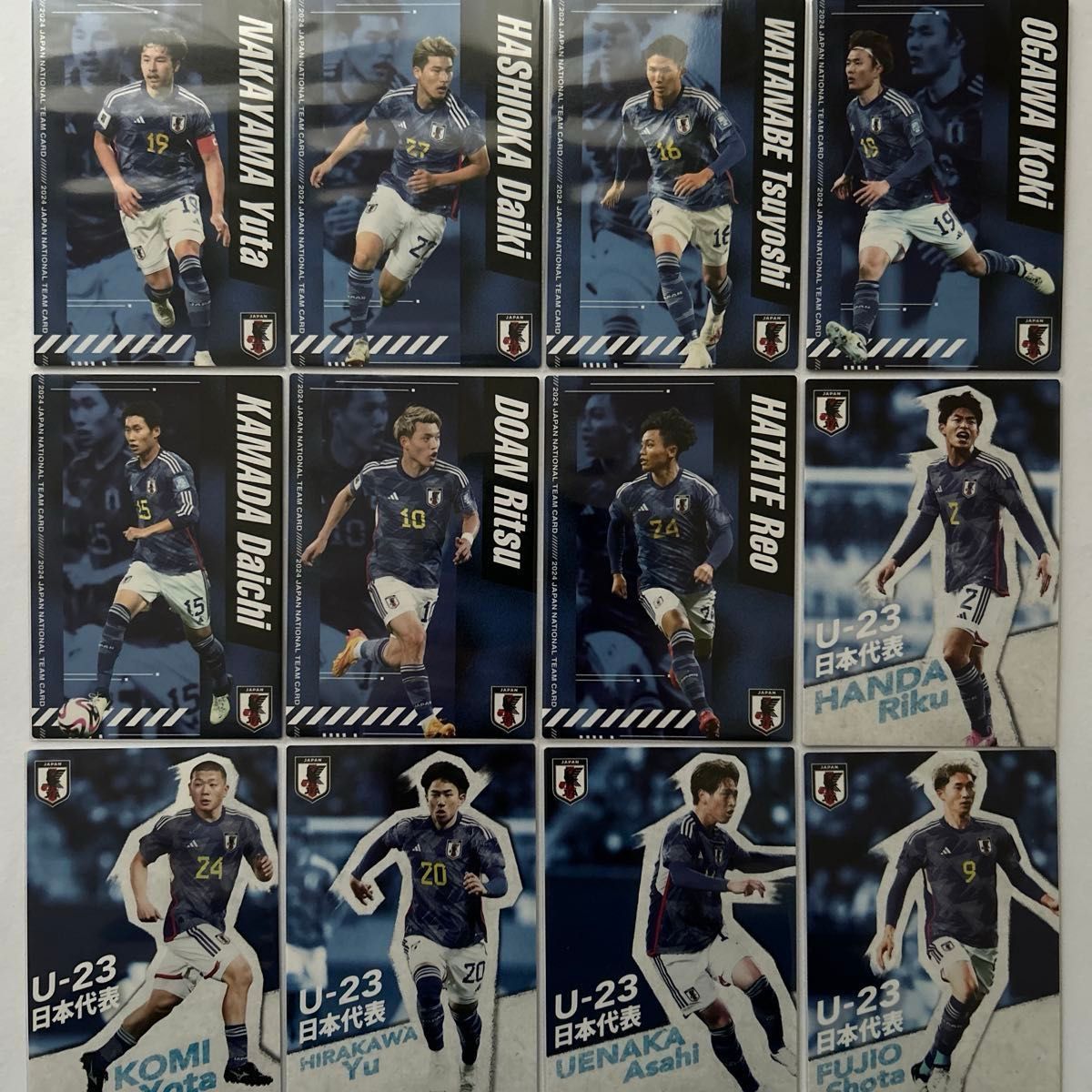 JFA SAMURAI BLUE サッカー日本代表チーム 2024 12種セット JFA SAMURAI BLUE サッカー日本代表チーム 2024 12種セット