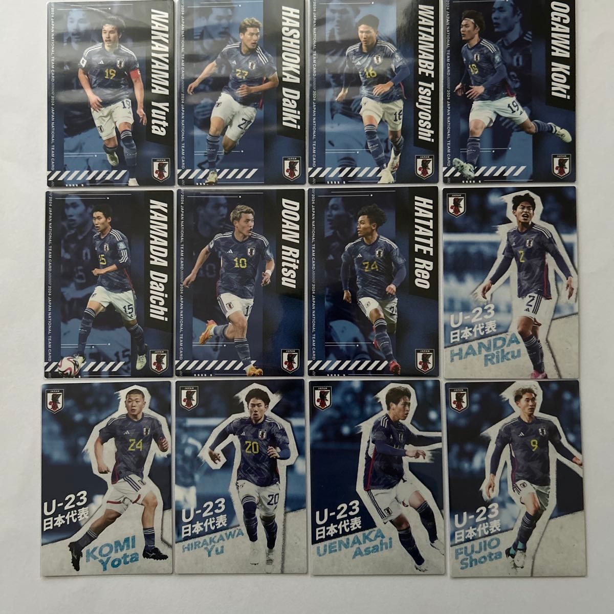 JFA SAMURAI BLUE サッカー日本代表チーム 2024 12種セット JFA SAMURAI BLUE サッカー日本代表チーム 2024 12種セット