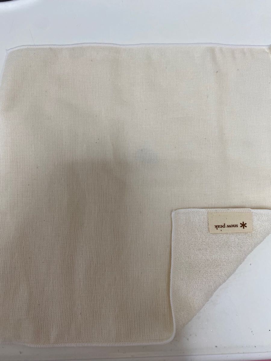 1 jpy ~SnowPeak/ Snow Peak [ new goods ] organic cotton gauze towel handkerchie 6 sheets 