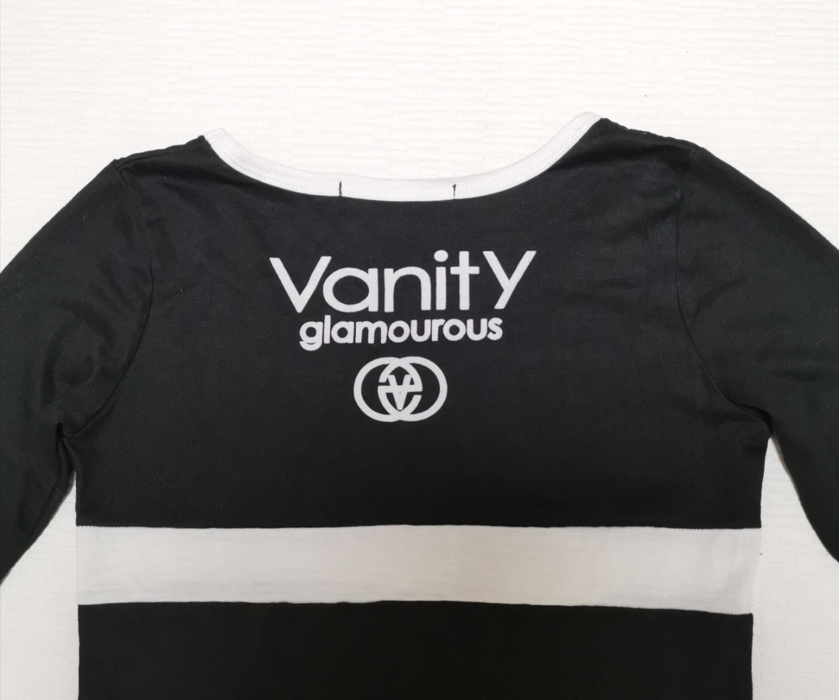 #レディース(トップス)【Vanity Glamourous】☆ヴァニティグラマラス☆長袖Tシャツ☆ロンT☆S相当☆送料無料☆p-8_画像4